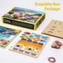Joc Educativ STEM National Geographic puzzle 3D Lansator de rachete si masinuta de curse 88 piese